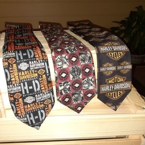 Vintage Harley Davidson ties